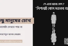 কিছু মানুষের চোখ - Islami Lecture