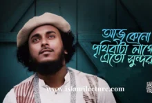 Aj Keno Prithibita Lage Eto Sundor Bangla Gojol Lyrics - Islami Lecture