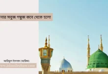 মদীনার সবুজ গম্বুজ কবে থেকে হলো - Islami Lecture