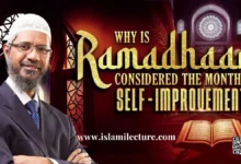 Why Is Ramadhaan Considered Month Of Self-Improvement - Islami Lecture